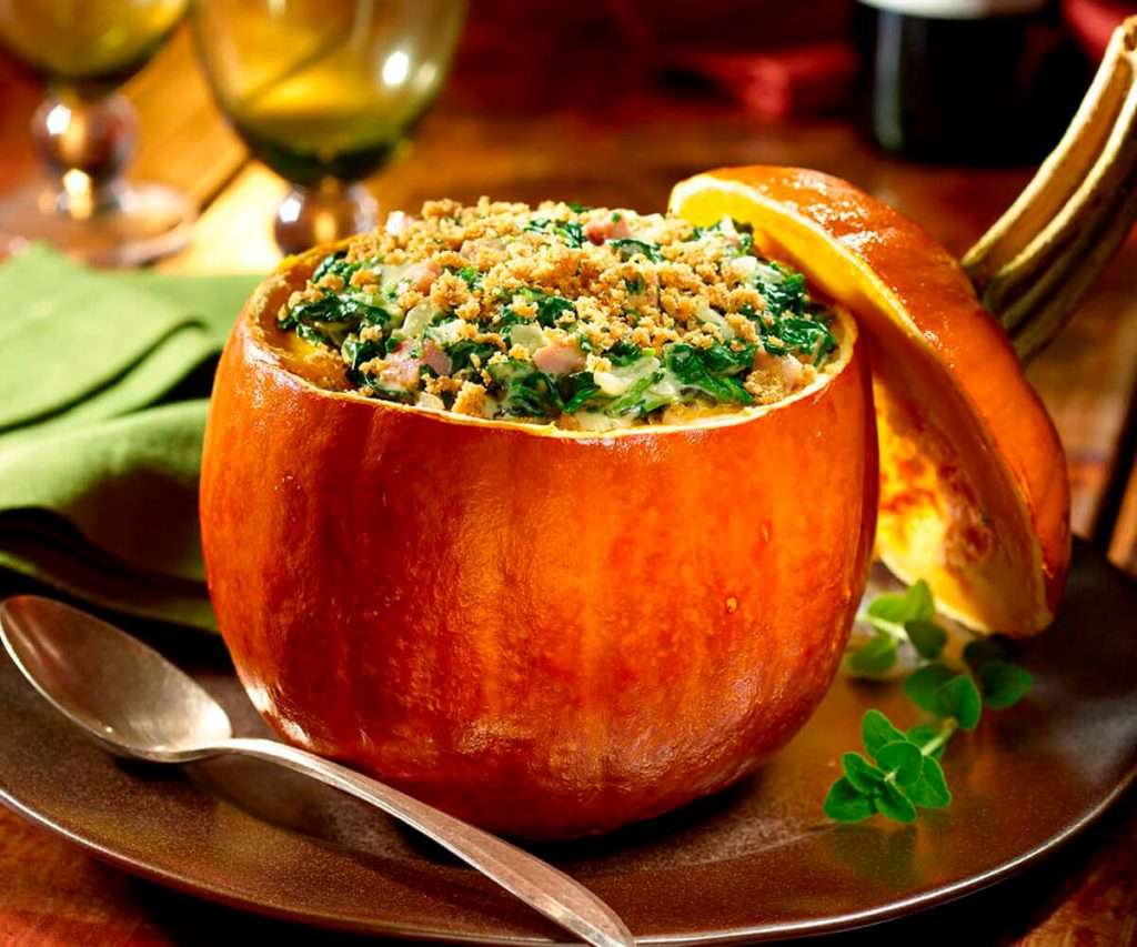 Receta Para Cenar Calabaza Rellena De Arroz Adelgazar En Casa