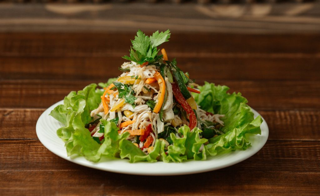 Ensaladas Con Pollo Desmenuzado Adelgazar En Casa