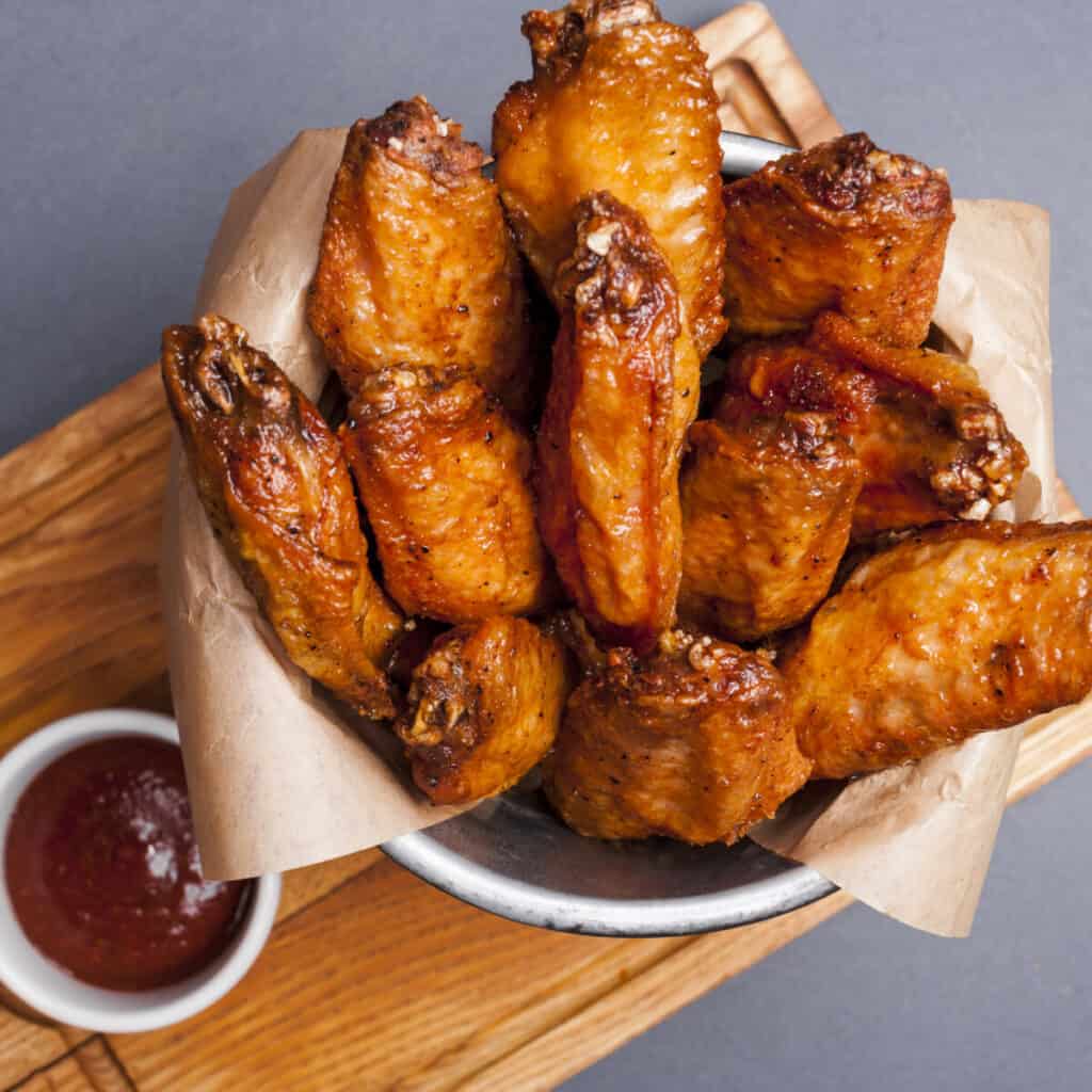 Prepara Unas Ricas Y Crujientes Alitas De Pollo En La Air Fryer Sin