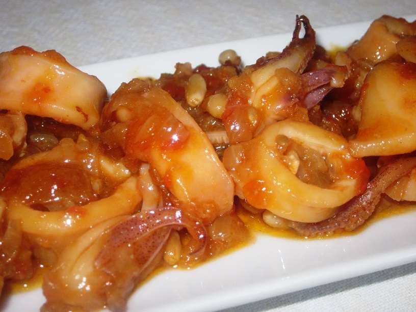 calamares en salsa