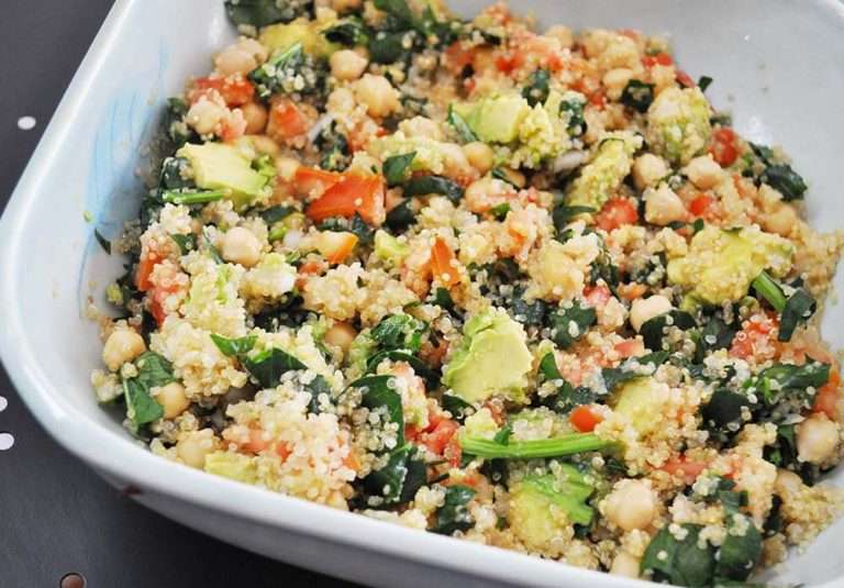 Ensalada de garbanzos y quinoa Adelgazar en casa