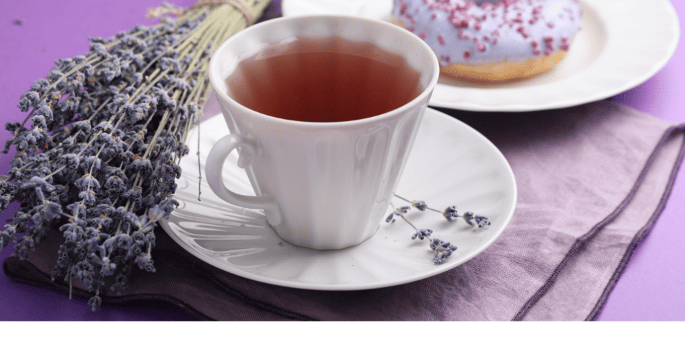 té de manzanilla y lavanda